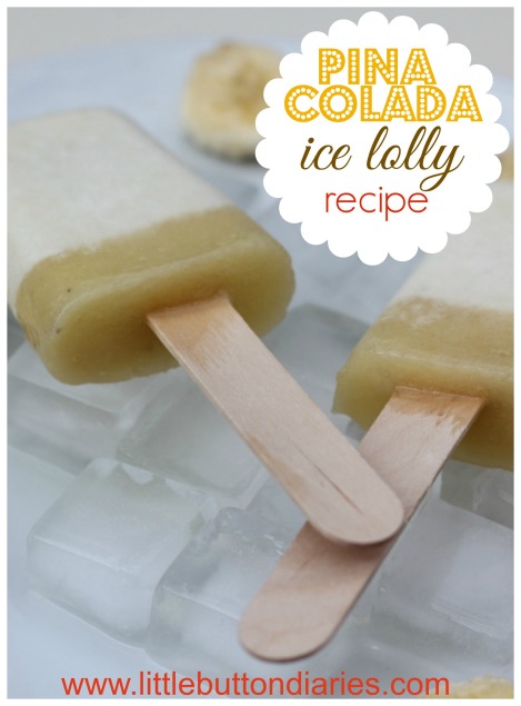pina colada ice lolly recipe