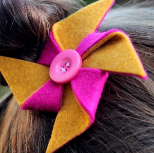 pinwheel hairclip tutorial 16
