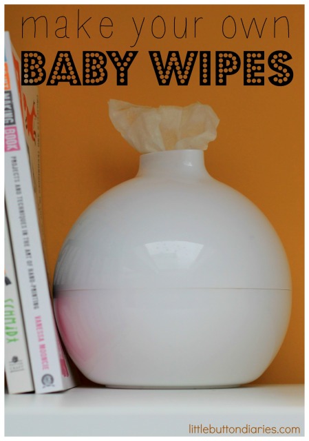 diy baby wipes from little button diaries 1