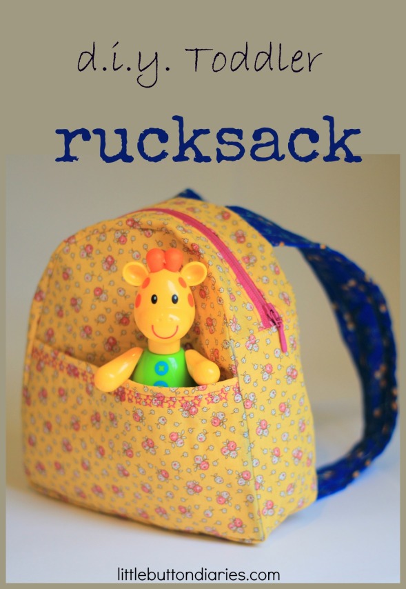 toddler rucksack tutorial little button diaries