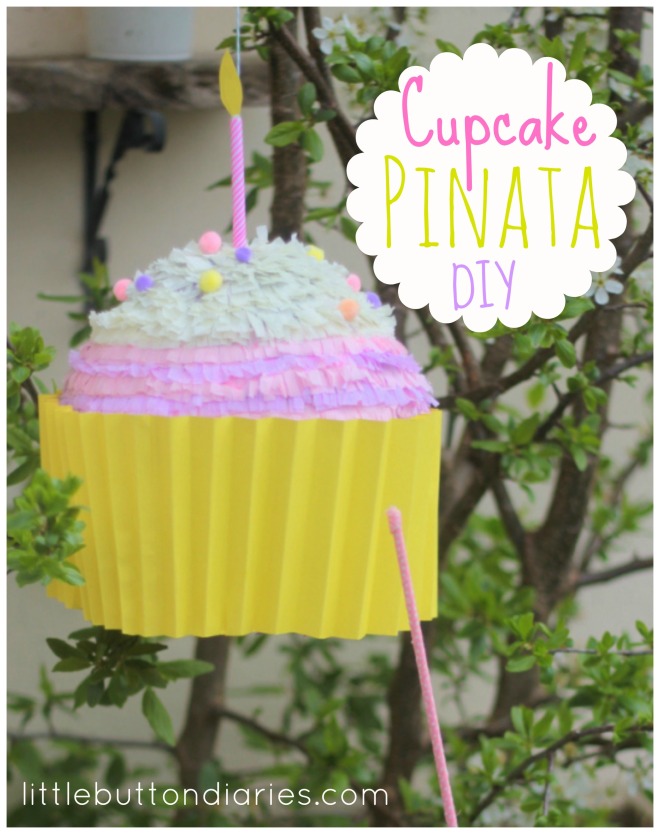 Cupcake piñata DIY